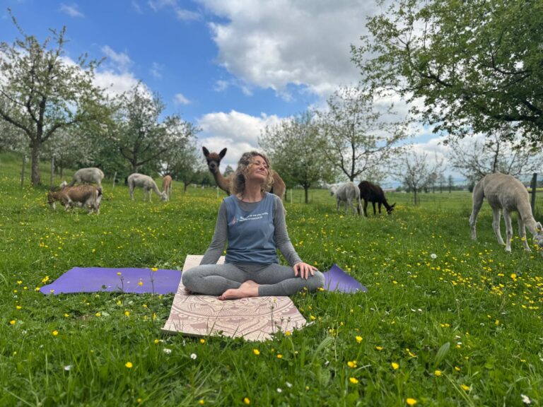 Lebenshof Aurelio: Alpaka Yoga